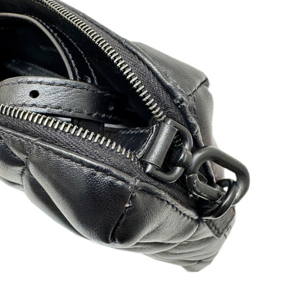 BALENCIAGA Quilted Leather Camera Bag Black 600325 Shoulder - Picture 11 of 14